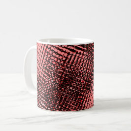 Riscos cruzados e borroes es es na cor pessego ou  コーヒーマグカップ