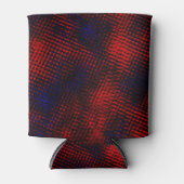 Riscos cruzados vermelho e azul 缶クーラー (正面)