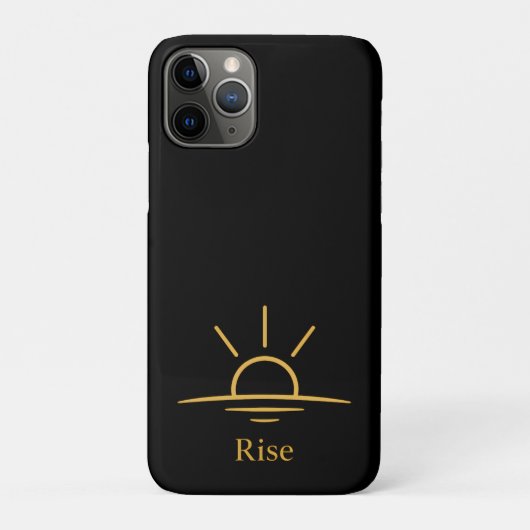 Rise — ミニマリストな日の出 Case-Mate iPhoneケース (裏)