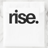 Rise モチベーション 引用符 ステッカー (バッグ)