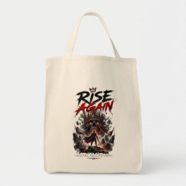 RISE 励ましのモチベーション 強さの戦士 トートバッグ