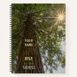 RISE 感動的 Photo of Sequoia to the Sky ノートブック