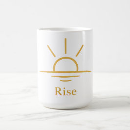 Rise — 極簡主義の日の出 コーヒーマグカップ