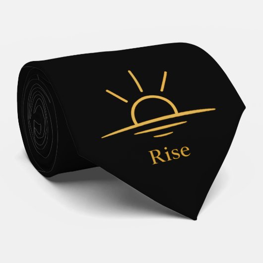 Rise — 極簡主義の日の出 ネクタイ (ロール)