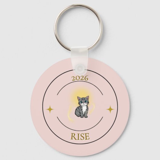 Rise 2026 Kitten Keychain キーホルダー (正面)
