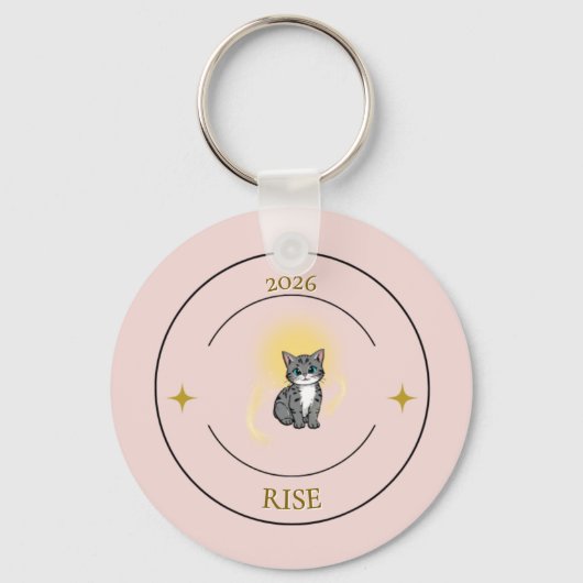 Rise 2026 Kitten Keychain キーホルダー (裏面)