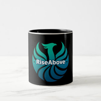 Rise Above – 朝の強さマグカップ ツートーンマグカップ