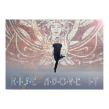 Rise Above It - Owen Luebbersアイリッシュダンスポスター