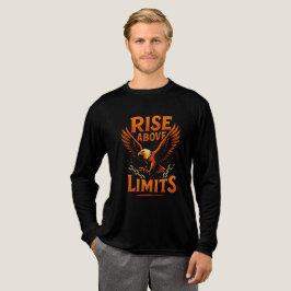 Rise Above Limits -やる気を起こさせる Eagle T-Shirt トライブレンドＴシャツ