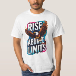 Rise Above Limits -やる気を起こさせる Eagle T-Shirt Tシャツ