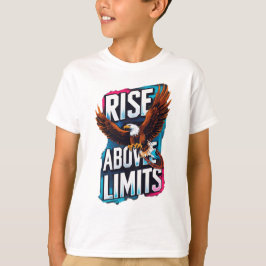 Rise Above Limits -やる気を起こさせる Eagle T-Shirt Tシャツ