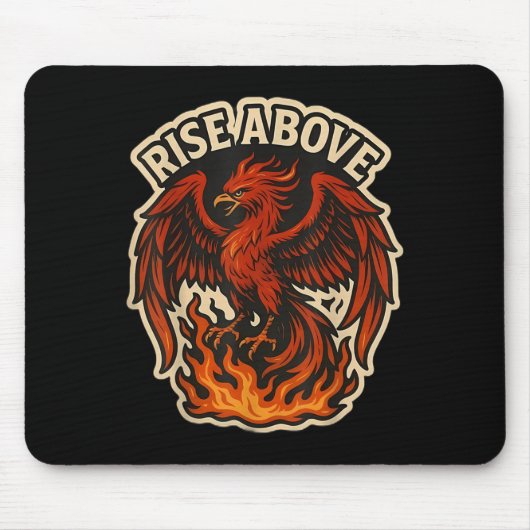 Rise Above Pcute Ss Cute Ssnix Rising From Ashes F マウスパッド (正面)