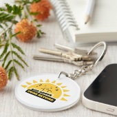 Rise Above Shine Beyond Cute Sun Keychain キーホルダー (正面右)