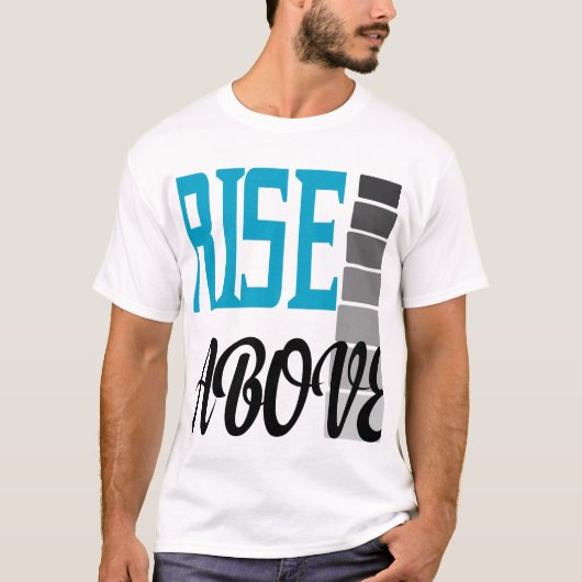 RISE ABOVE  Tシャツ (正面)