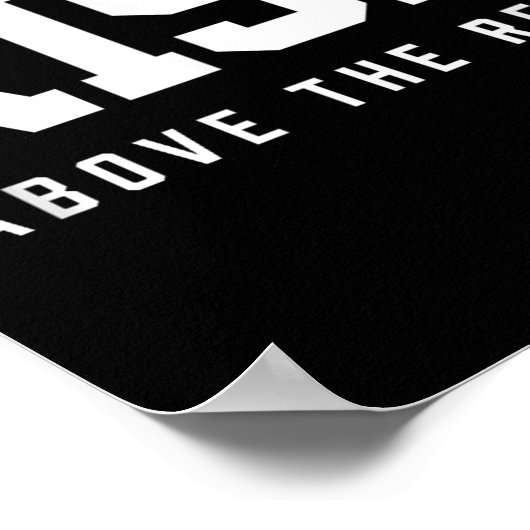 Rise Above The Rest ポスター (角)