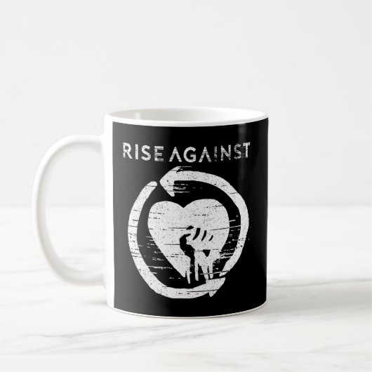 Rise Against - Heartfig – 公式グッズ コーヒーマグカップ (左)