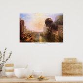 Rise and fall of Carthage by Joseph Mallord Turner ポスター (キッチン)