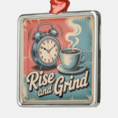 Rise And Grind メタルオーナメント (左)