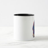 Rise and Grind Basset Hound Pop Art Coffee マグカップ (中央)