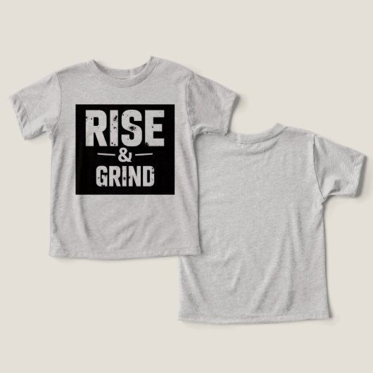  Rise and Grind shirt (デザイン正面&裏面)