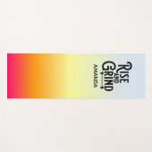 Rise and Grind Weight Training and ヨガマット (正面(横))