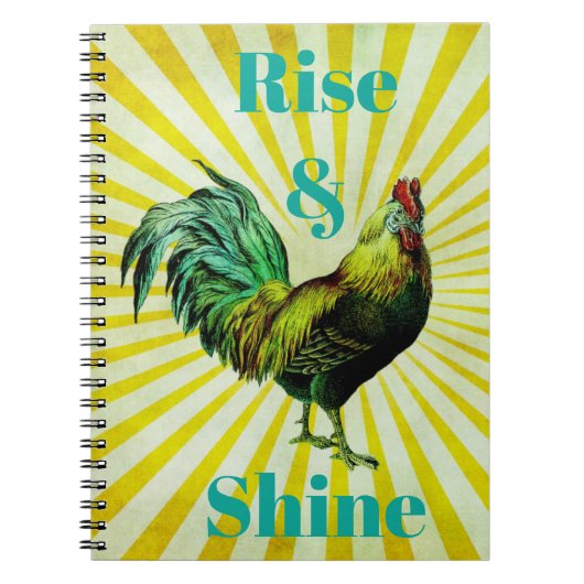 Rise and Shineノートブック ノートブック (正面)