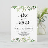 Rise and Shine、Greenery Postのブ結婚ランチ 招待状 (スタンド正面)