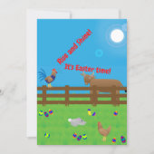 Rise and Shine It's Easter time シーズンカード (正面)