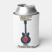 Rise and shine. it's guitar time. motivational 缶クーラー (缶正面)