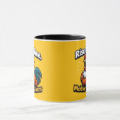 Rise and shine mother cluckers, roster quote  マグカップ (中央)