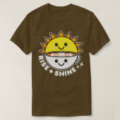 Rise and Shine Sun and Coffee Tシャツ (デザイン正面)