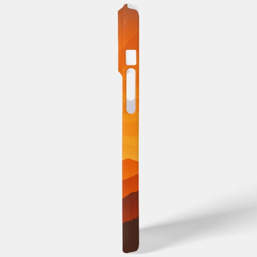 Rise and Shine Sunrise Motivational Phone Case Case-Mate iPhoneケース (裏面 / 左)