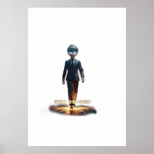 Rise beyond motivational poster design  ポスター (正面)