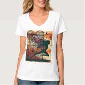 Rise Break Bloom – Powerful quote art for blooming Tシャツ (正面)