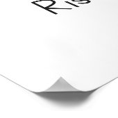 Rise Grind Shine – ポスタやる気を起こさせるー ポスター (角)