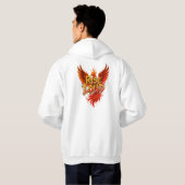 Rise Loud – Graffiti Phoenix Streetwear Hoodie パーカ (裏面フル)