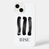 Rise Minimalist Motivational Phone Case Case-Mate iPhoneケース (裏面)
