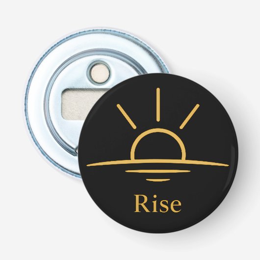 Rise — Minimalist Sunrise 栓抜き (正面)