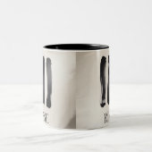 Rise Motivational Coffee Mug with Minimalist Bru ツートーンマグカップ (中央)