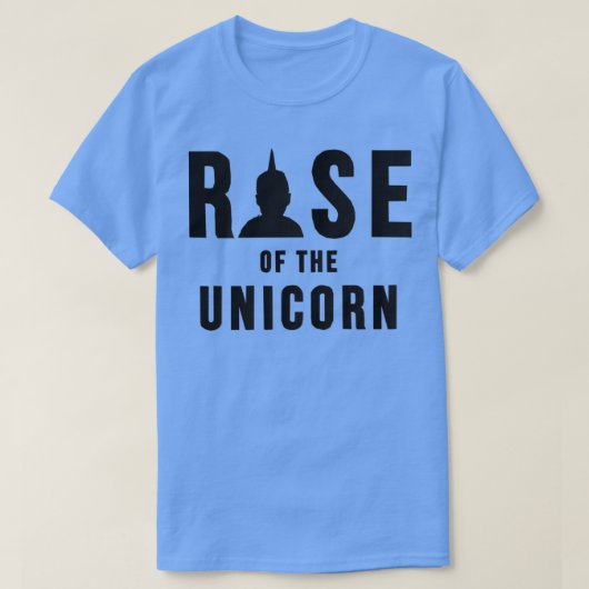 RISE OF THE UNICORN KNICKS PORZINGISデザイン Tシャツ (デザイン正面)