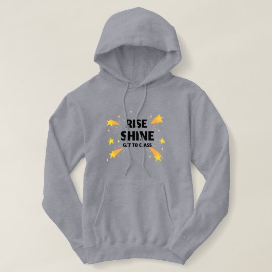 Rise Shineクラスの学校に始まる パーカ (デザイン正面)