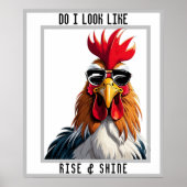 Rise & Shine、皮肉なおもしろいのり屋 ポスター (正面)