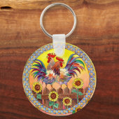 RISE & SHINE by SHARON SHARPE キーホルダー (正面)