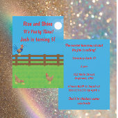 Rise & Shine It’s Party Time 招待状