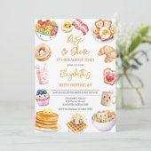 Rise & Shine It's Breakfast Time Birthday 招待状 (スタンド正面)