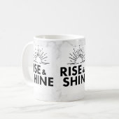 Rise & Shine. Mug. コーヒーマグカップ (正面左)