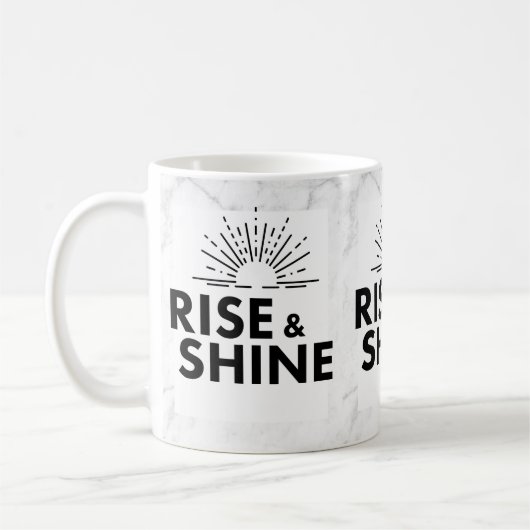 Rise & Shine. Mug. コーヒーマグカップ (左)