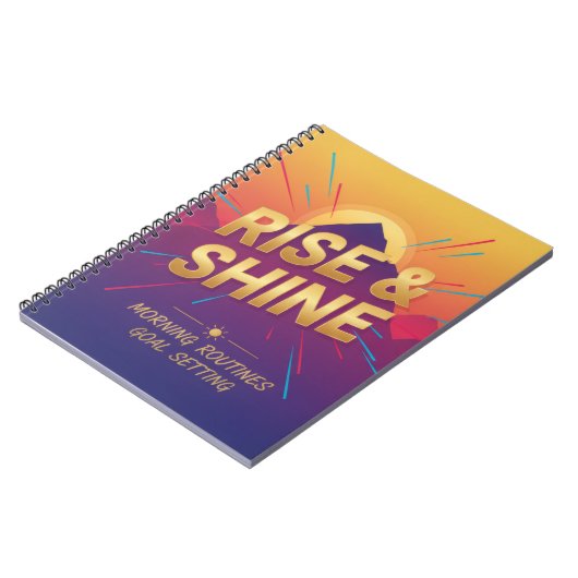 Rise & Shine Planner ノートブック (左側)