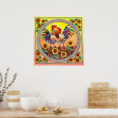 RISE & SHINE ROOTERS by SHARON SHARPE ポスター (キッチン)