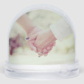 Rise Simple Modern Script 2 Photo Snow Globe – Cus (裏面)